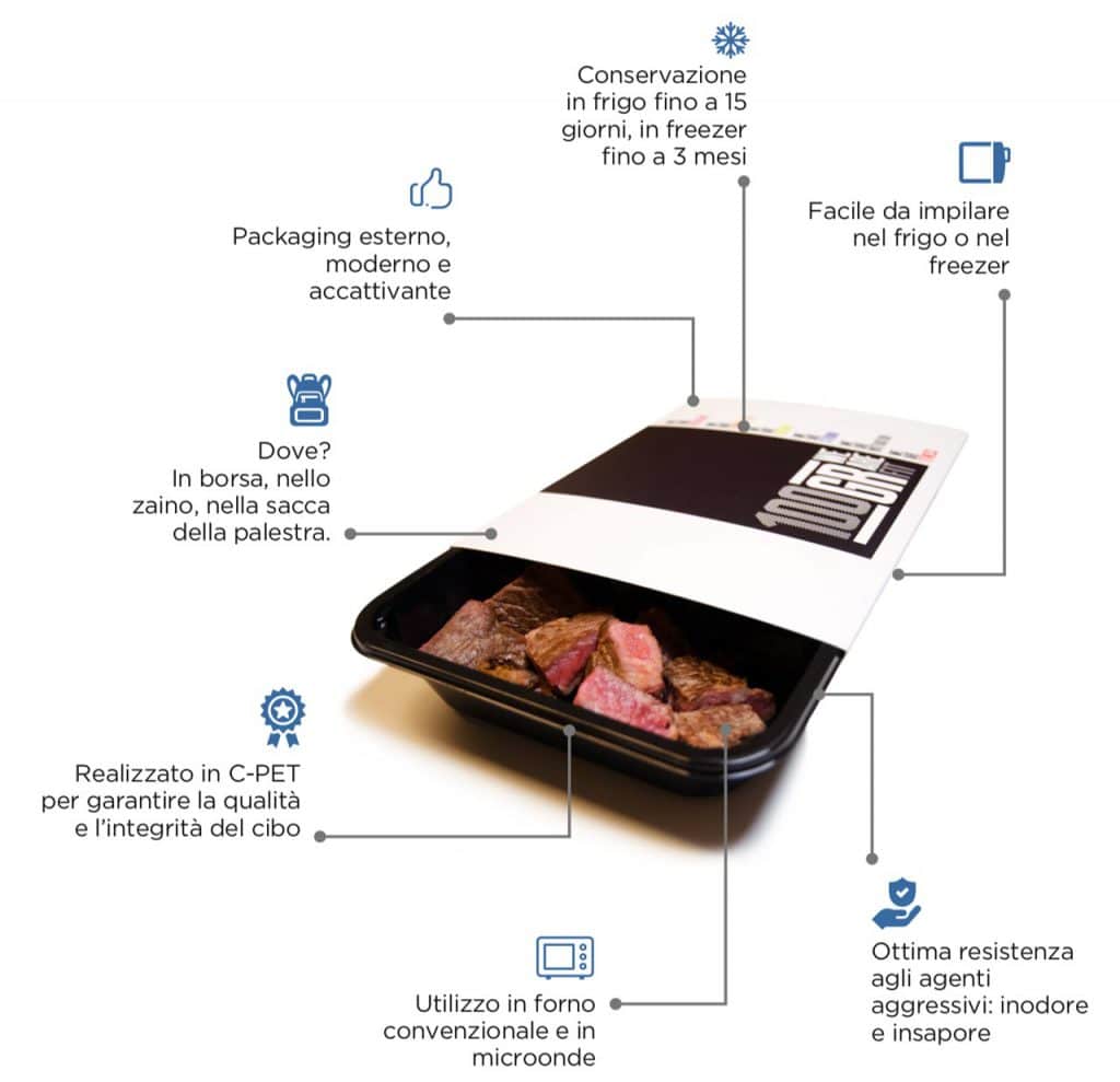 Pasti pronti | Alimentazione sana packaging | 100GRAMMI